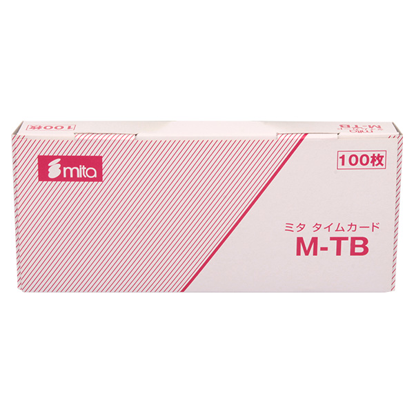 ニッポー タイムボーイNカード対応 タイムカード(M-TB) 汎用品 100枚入